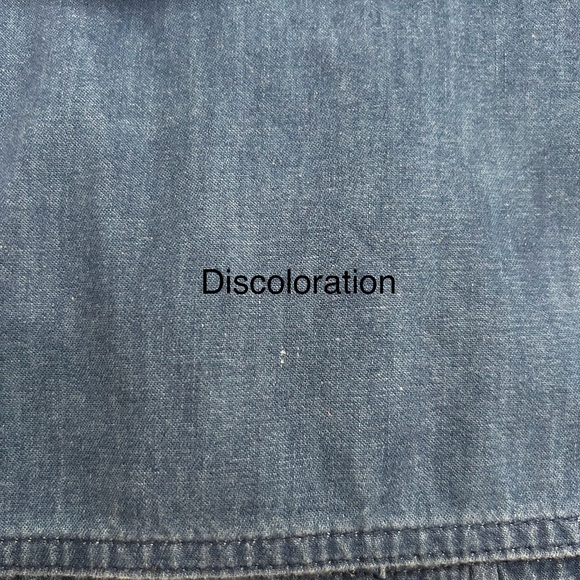 Talbots Denim Vintage Blue Women’s Vest Size Medium - Picture 7 of 13